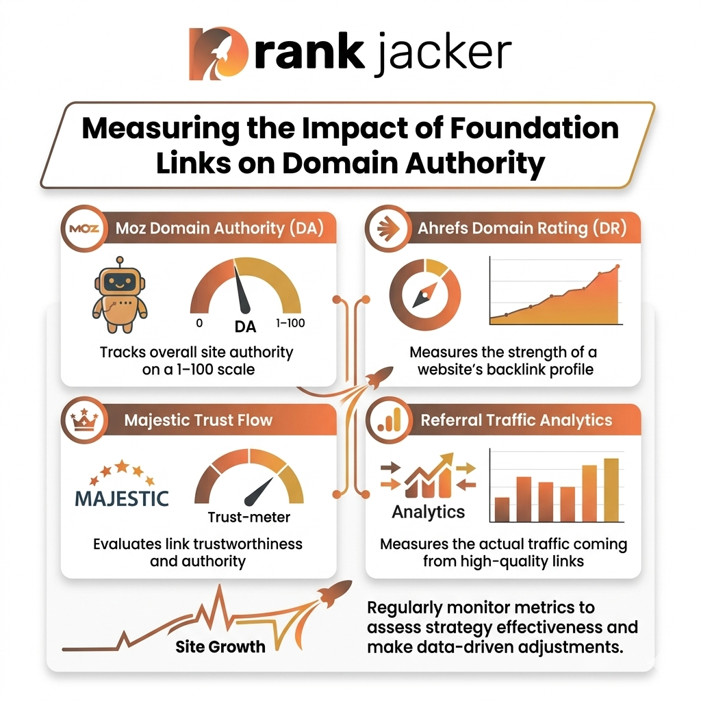 measuring the impact of foundational links on domain authority 